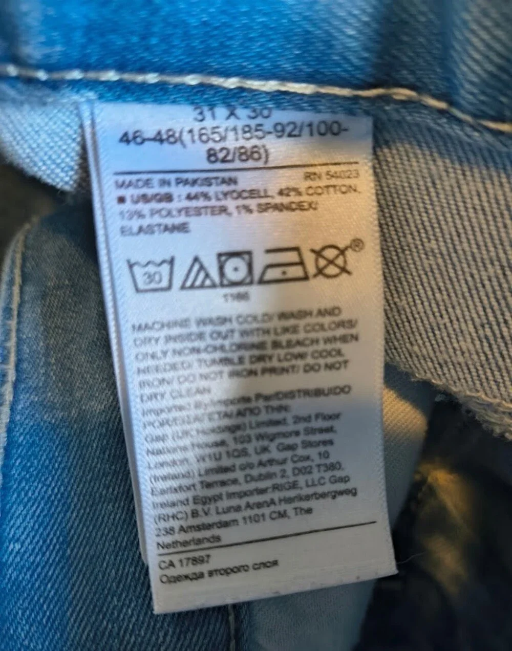 Banana Republic Luxe Traveler Jeans Mens 31x30 Light Wash Straight Fit 810173-0